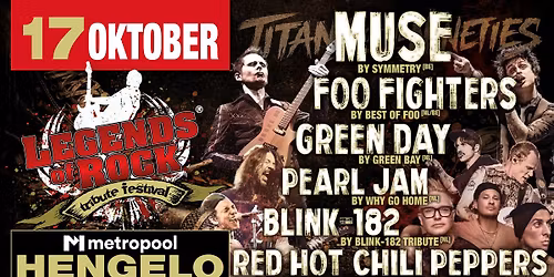 LEGENDS of ROCK Tribute Festival — muziek in Hengelo