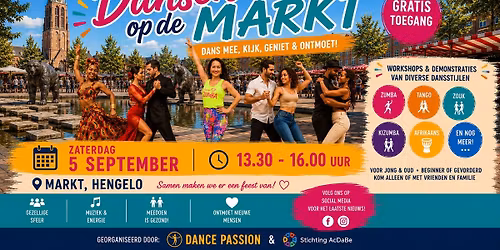 Dansen op de Markt — markt-eten in Hengelo