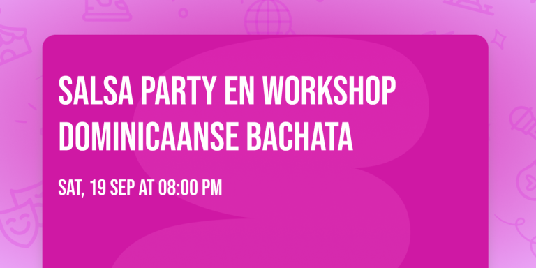 Salsa Party en workshop Dominicaanse Bachata — Uitgaan in Hengelo